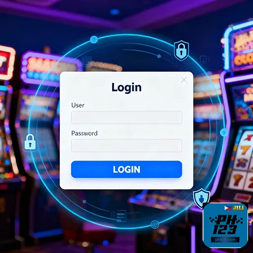 Safe and secure login interface for ph123 casino - ph123